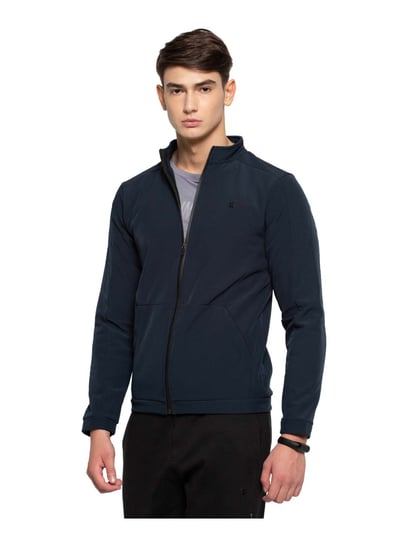 Buy Campus Sutra Men Solid Full Sleeve Black Stylish Sports Jacket at  Amazon.in