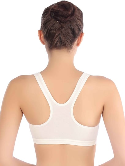 Buy Triumph White Non-Padded Sports Bra for Women Online @ Tata CLiQ