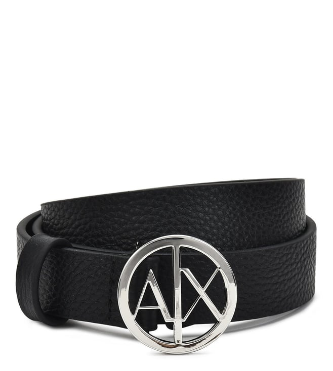 Buy Armani Exchange Navy Leather Waist Belt for Women Online @ Tata CLiQ  Luxury