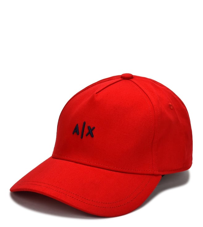 Buy Armani Exchange Red & Navy Polyester Baseball Cap for Men Online @ Tata  CLiQ Luxury