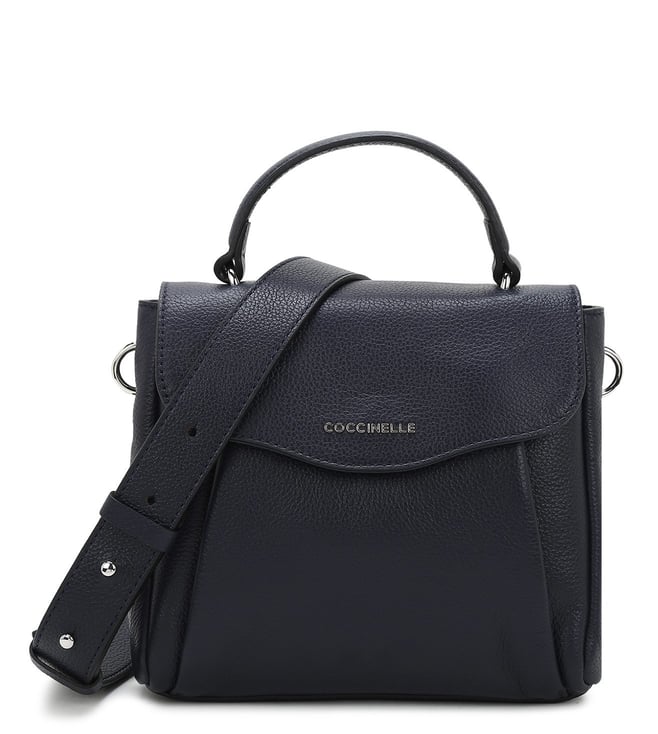 Buy Coccinelle Bleu Andromeda Medium Top Handle Cross Body Bag for