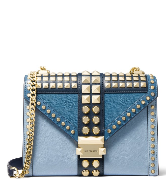 powder blue michael kors purse