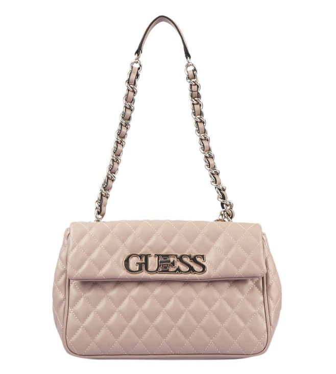 Buy GUESS Beige Sweet Candy Quilted Medium Shoulder Bag for Women Online @  Tata CLiQ Luxury