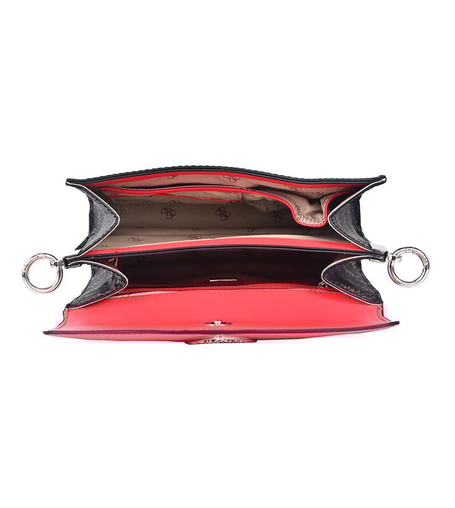 Buy GUESS Brown Multi Maddy Logo Medium Cross Body Bag for Women Online