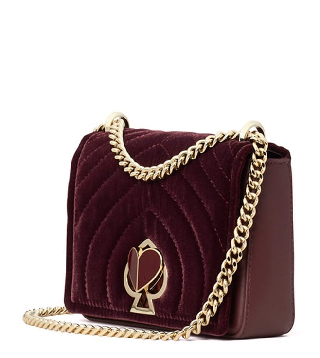 velvet kate spade bag