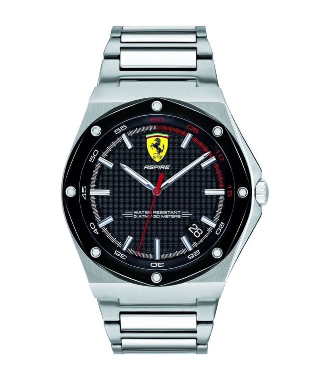 Buy Scuderia Ferrari Aspire 0830845 Analog Black Dial Watch For Men Online