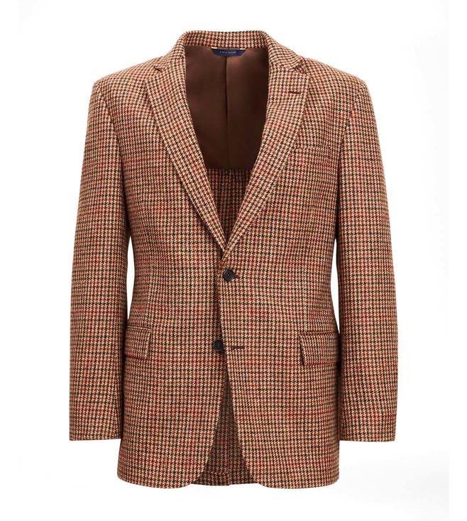 Buy Brooks Brothers Dark Red Regent Fit Checked Sport Coat for Men