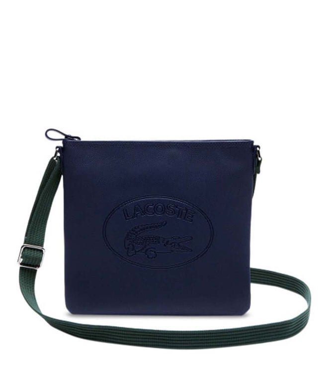 Buy Lacoste Blue Adjustable Shoulder Zip Camera Bag for Women Online @ Tata  CLiQ Luxury