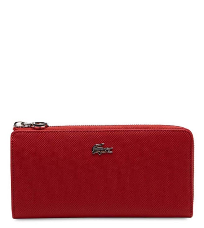 Buy Lacoste Contrast Navy Medium Leather Pouch at Best Price @ Tata CLiQ