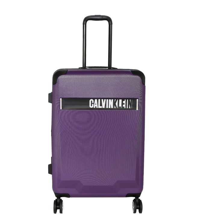 calvin klein purple suitcase