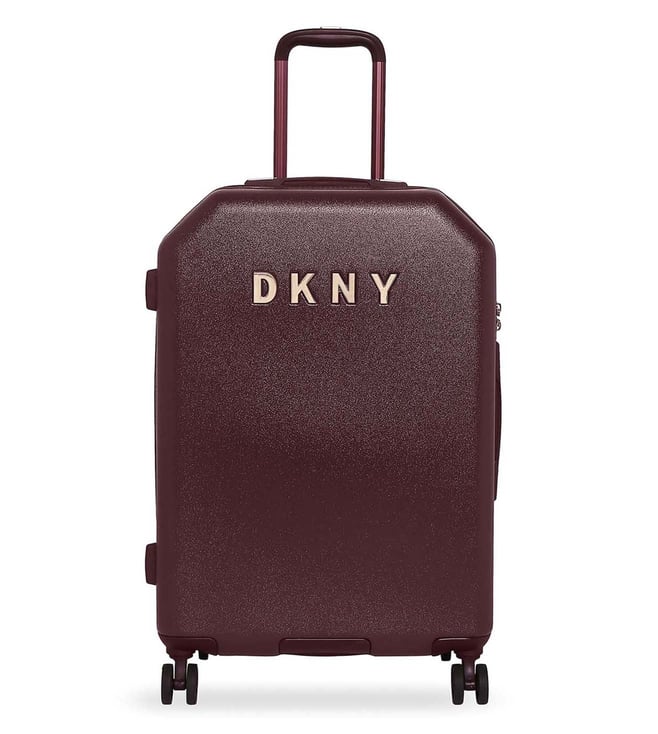 DKNY Quilted 4 Wheel Spinner Large Suitcase - 80cm