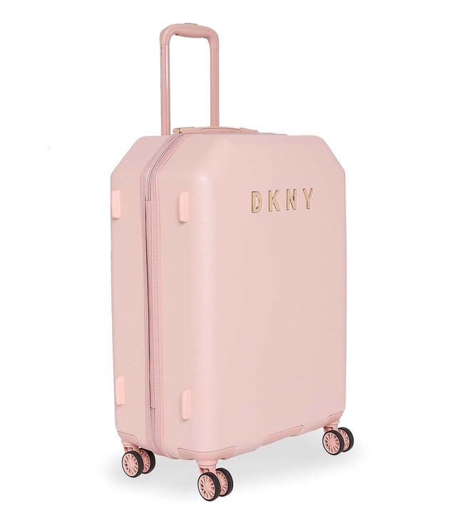 Buy DKNY ALLORE Pink Color Hard Luggage Trolly Cabin 20 Inches Online ...