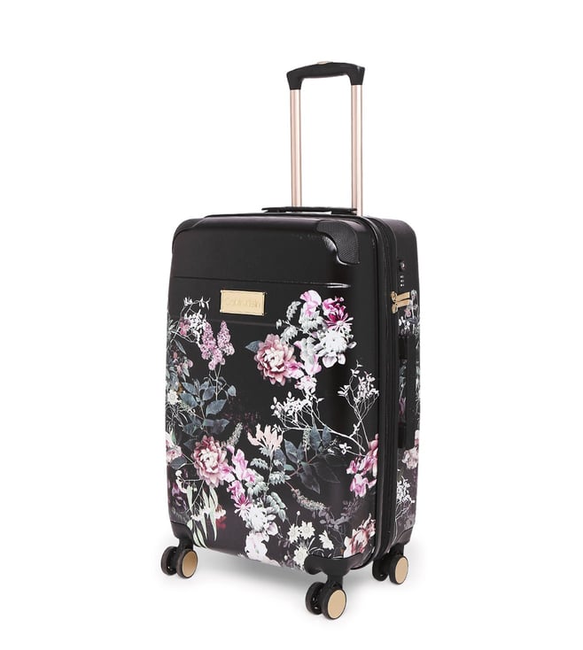 calvin klein floral suitcase