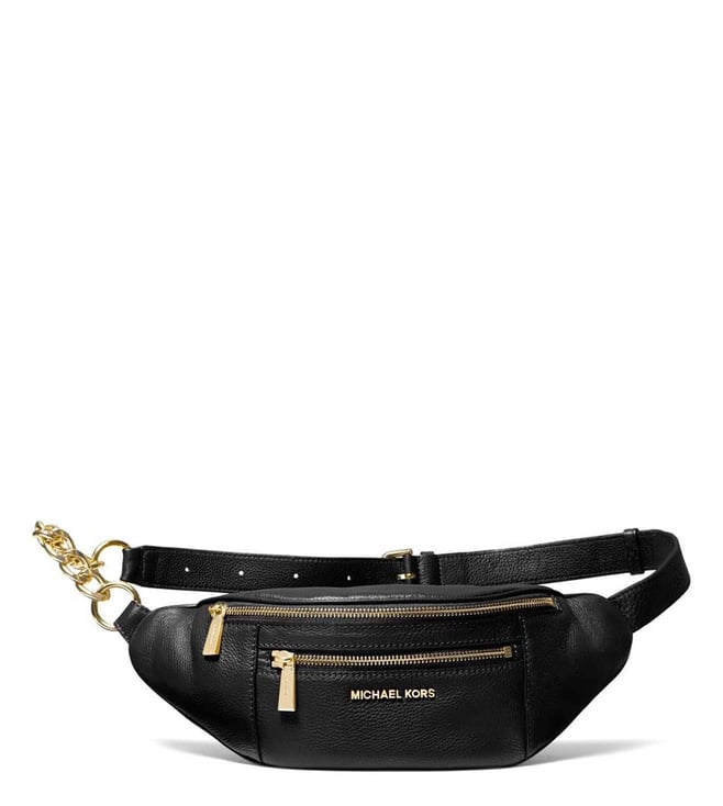 michael kors black fanny pack