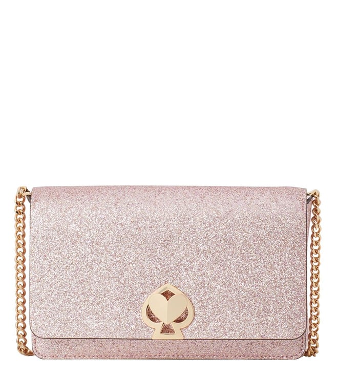 kate spade gold clutch