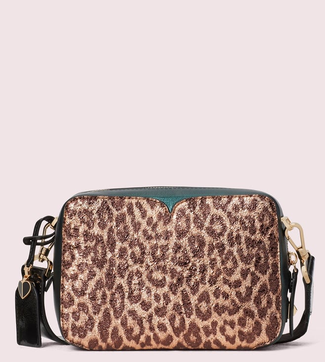 Buy Kate Spade Candid Metallic Leopard Medium Cross Body Bag for Women ...