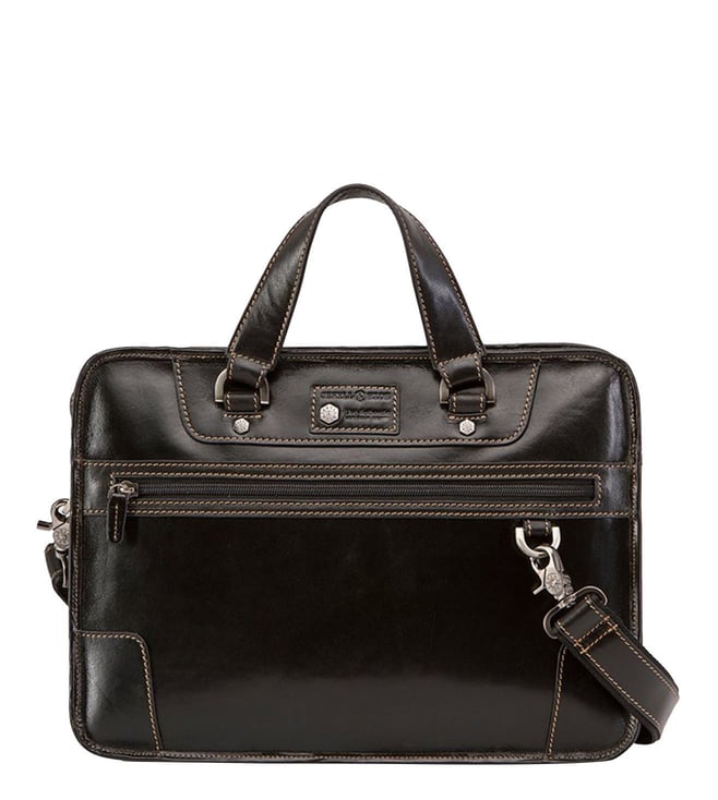 Buy JEKYLL & HIDE Black Oxford 15 Inch Laptop Briefcase for Men