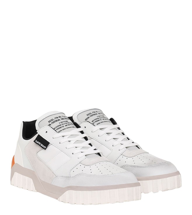 Diesel Exposure Hi Off White Red Womens Canvas New Trainers – Top Brand  Shoes