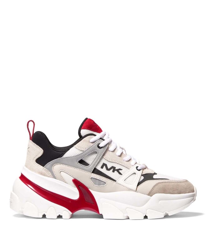 michael kors tennis shoe mens red