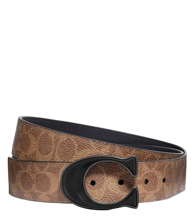 coach reversible belt mens