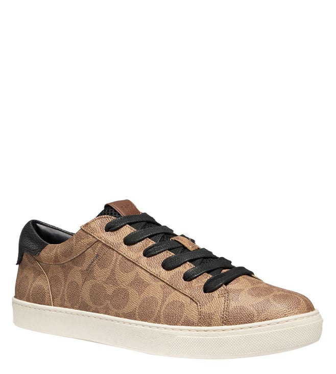 brown coach sneakers