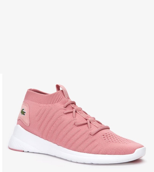 lacoste pink shoes womens