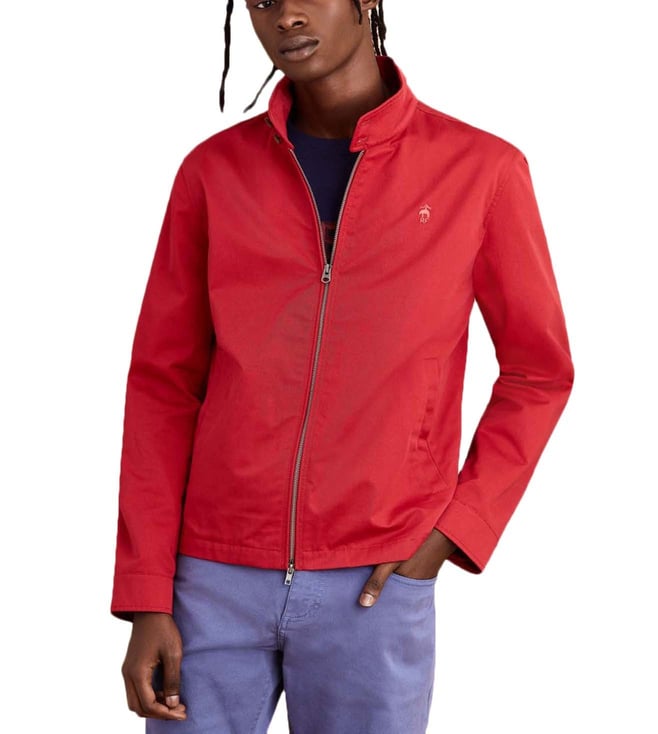 Buy Brooks Brothers Red Fleece Red Slim Fit Jacket for Men Online Tata CLiQ Luxury