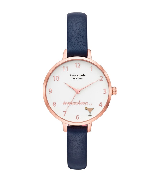 Buy Kate Spade KSW1525 Metro White Dial Watch for Women Online @ Tata CLiQ  Luxury