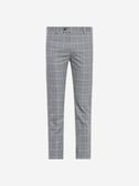 Buy Louis Philippe Grey Slim Fit Checks Trousers for Mens Online  Tata CLiQ