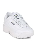 fila white disruptor women's