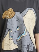 Kazo Grey Dumbo Disney Printed T-Shirt 