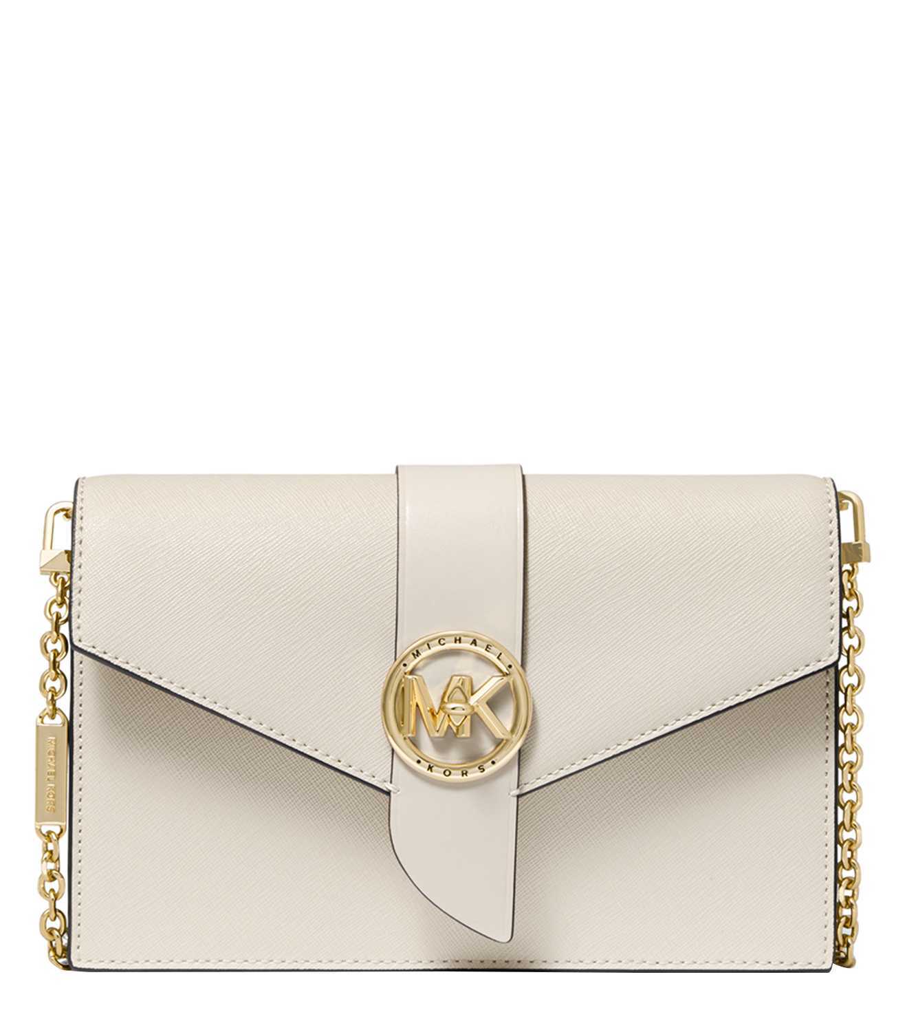 mk gold clutch