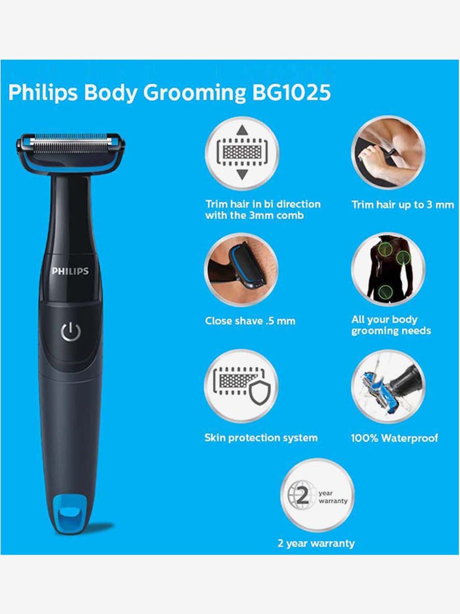 philips trimmer body