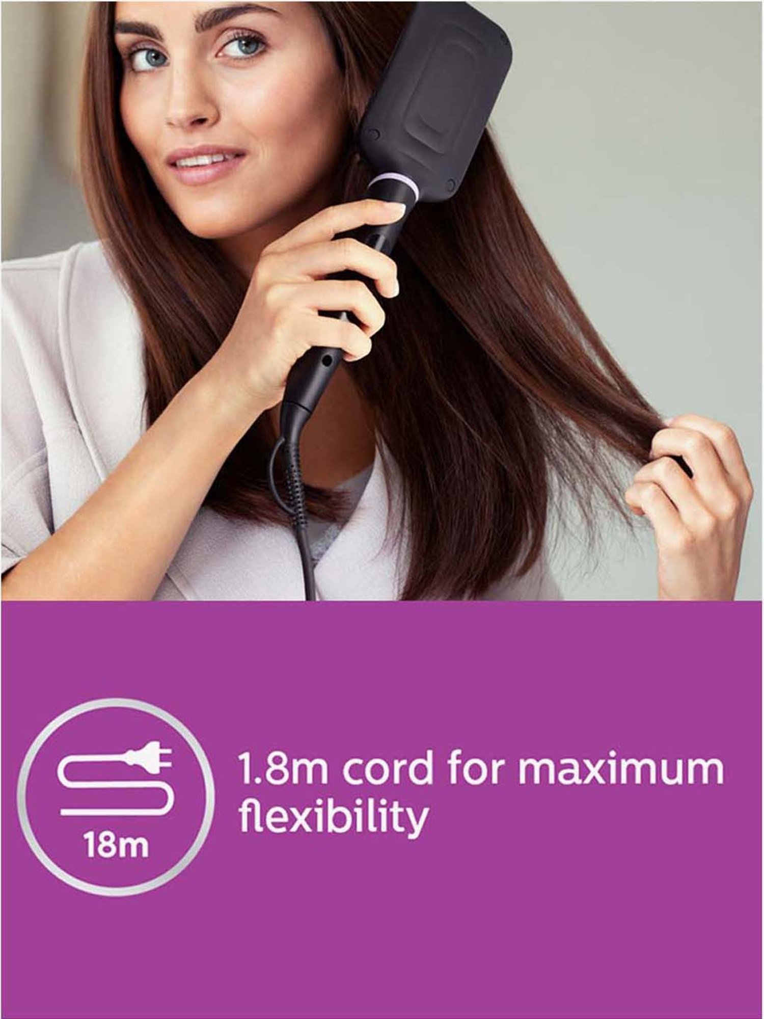 philips heated straightener brush price