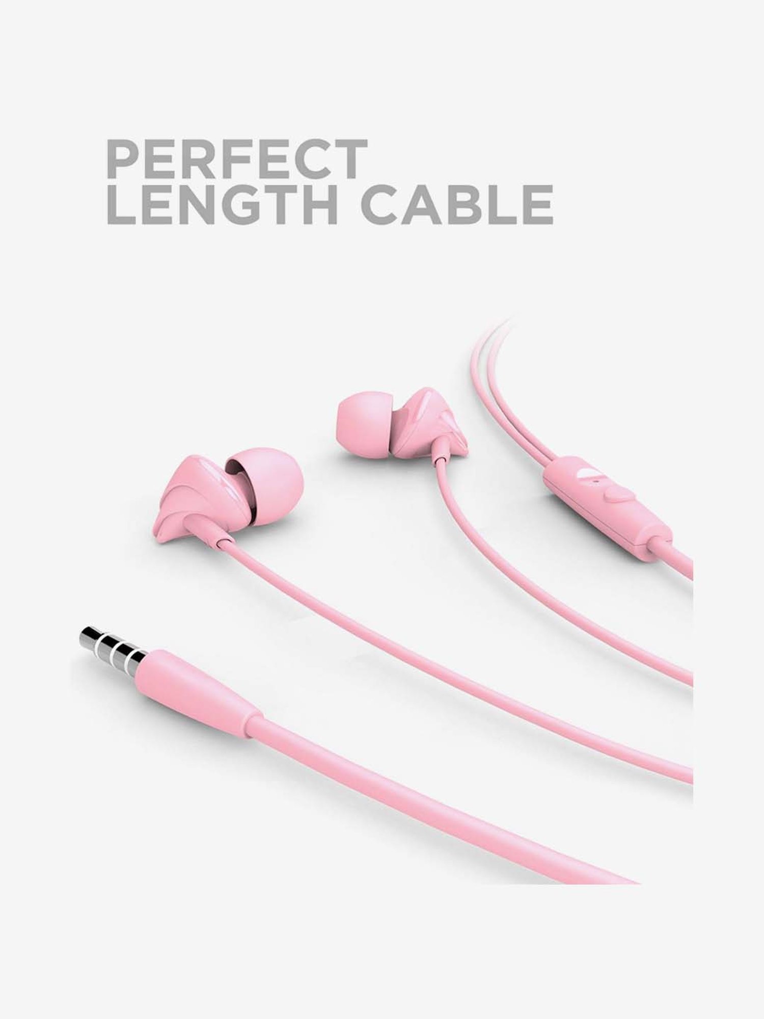 pink earphones boat