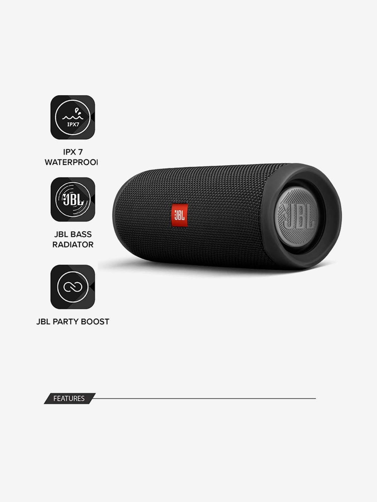 Buy JBL Flip 5 20W Bluetooth Speaker (Black) Online At Best Price 