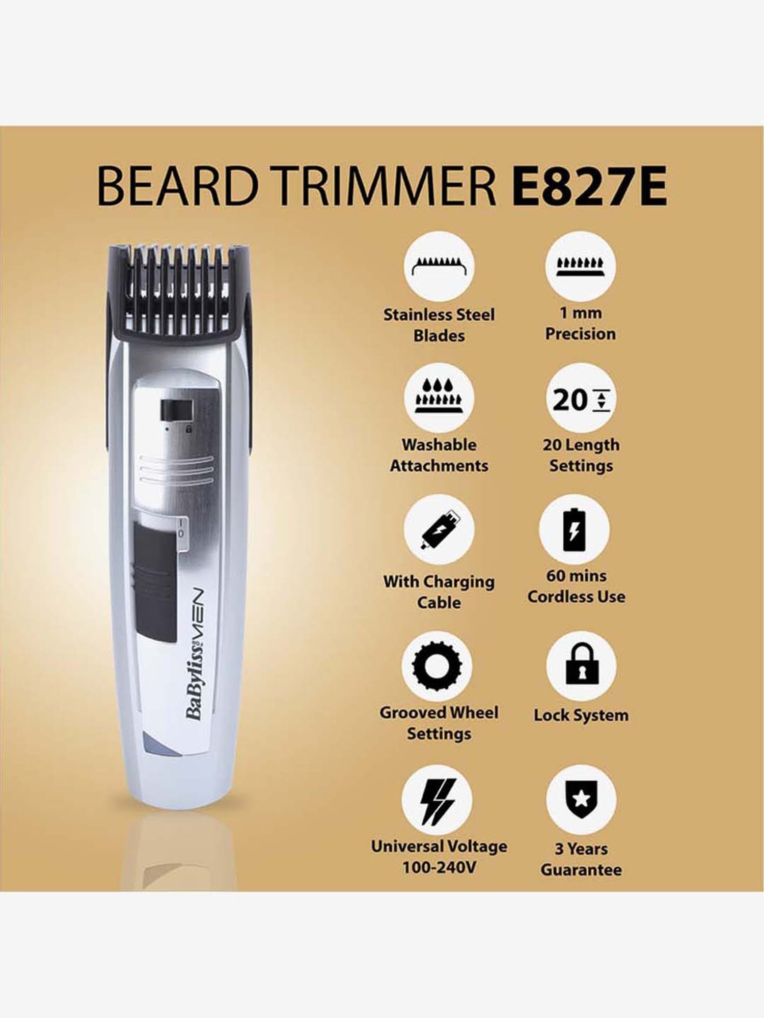 automatic beard trimmer