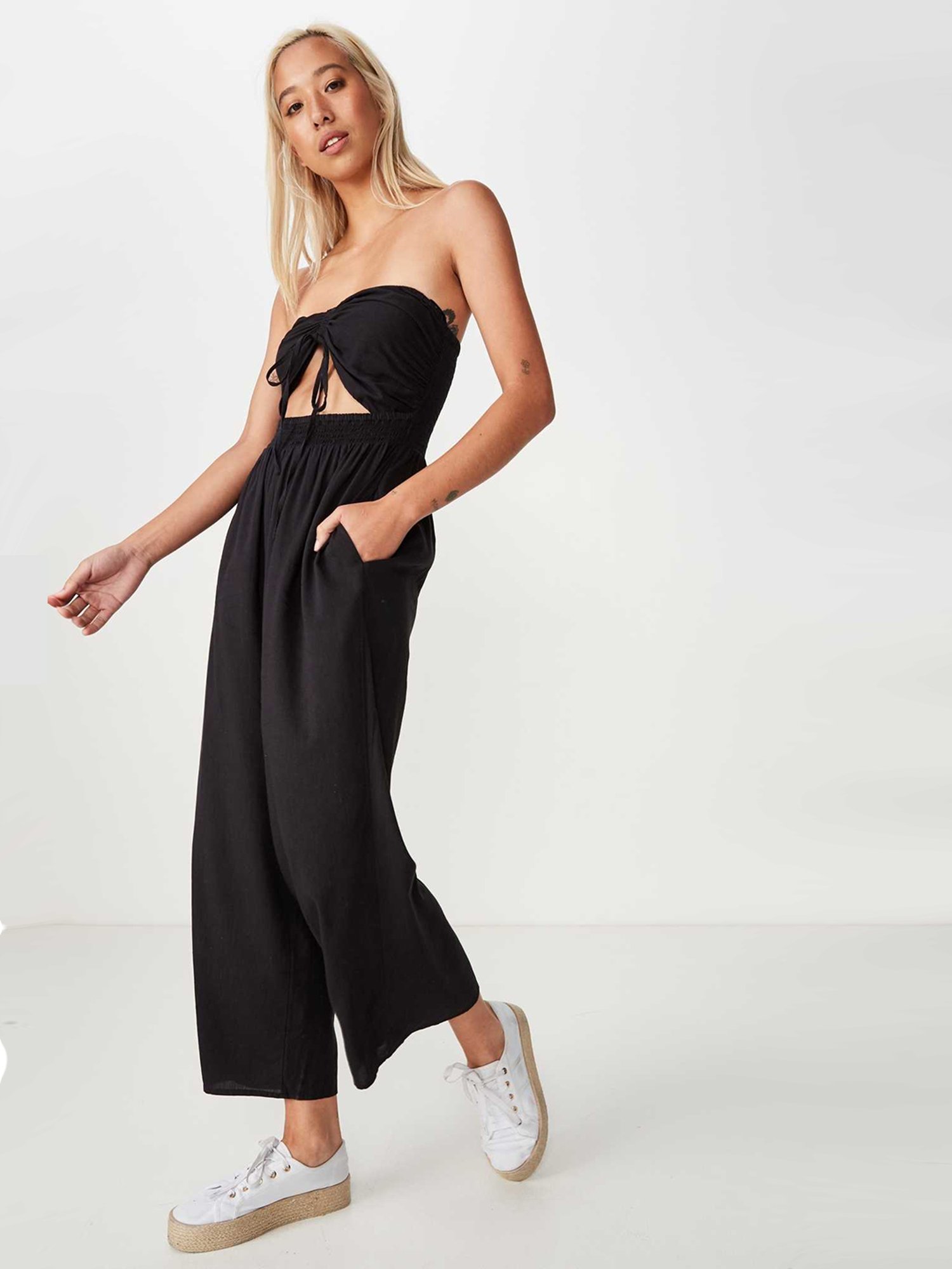 black jumpsuit cotton on