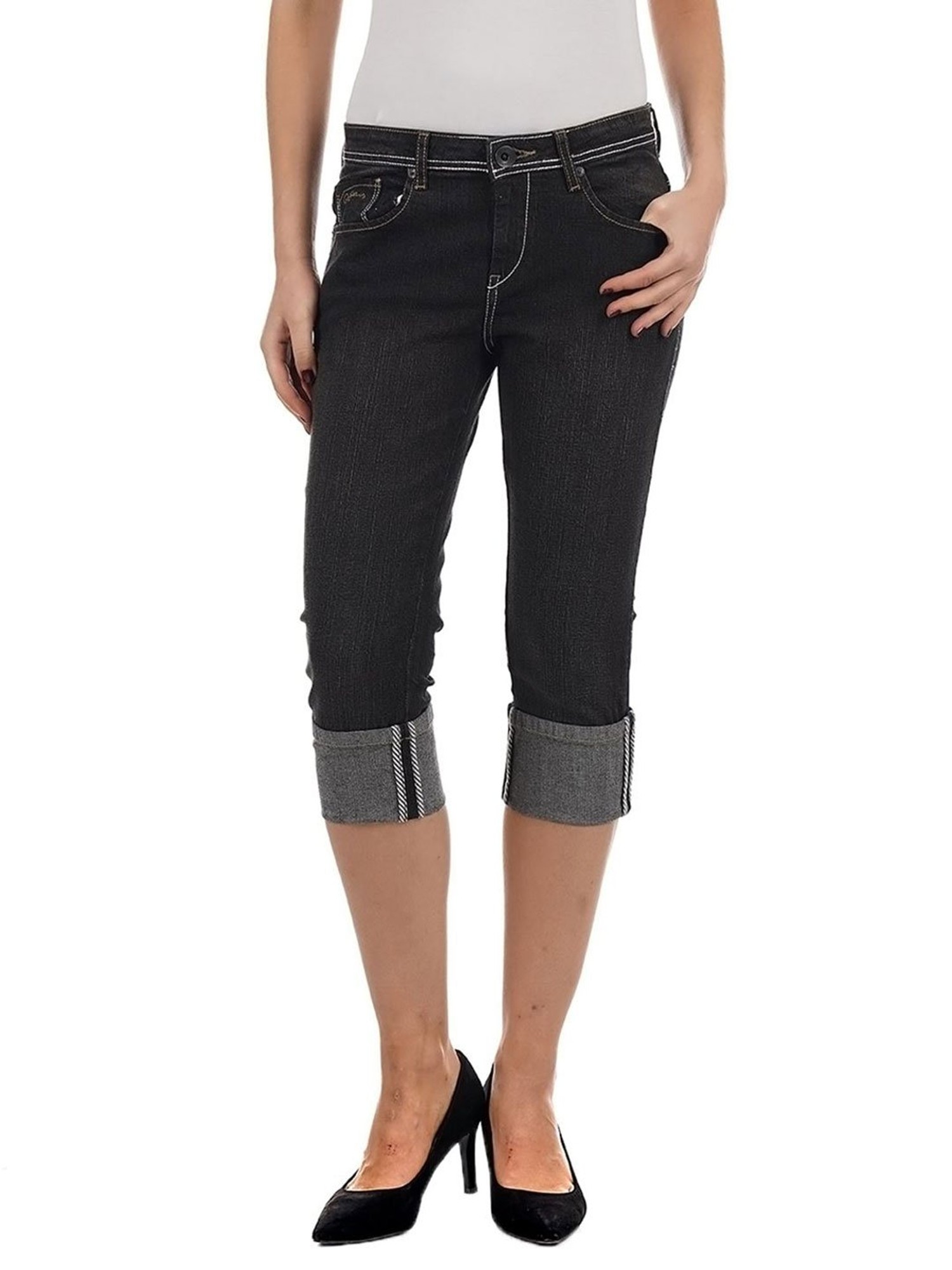 NYDJ Joni Plus Size High Rise Straight Leg Relaxed Fit Cropped Stretch Denim  Jeans | Dillard's