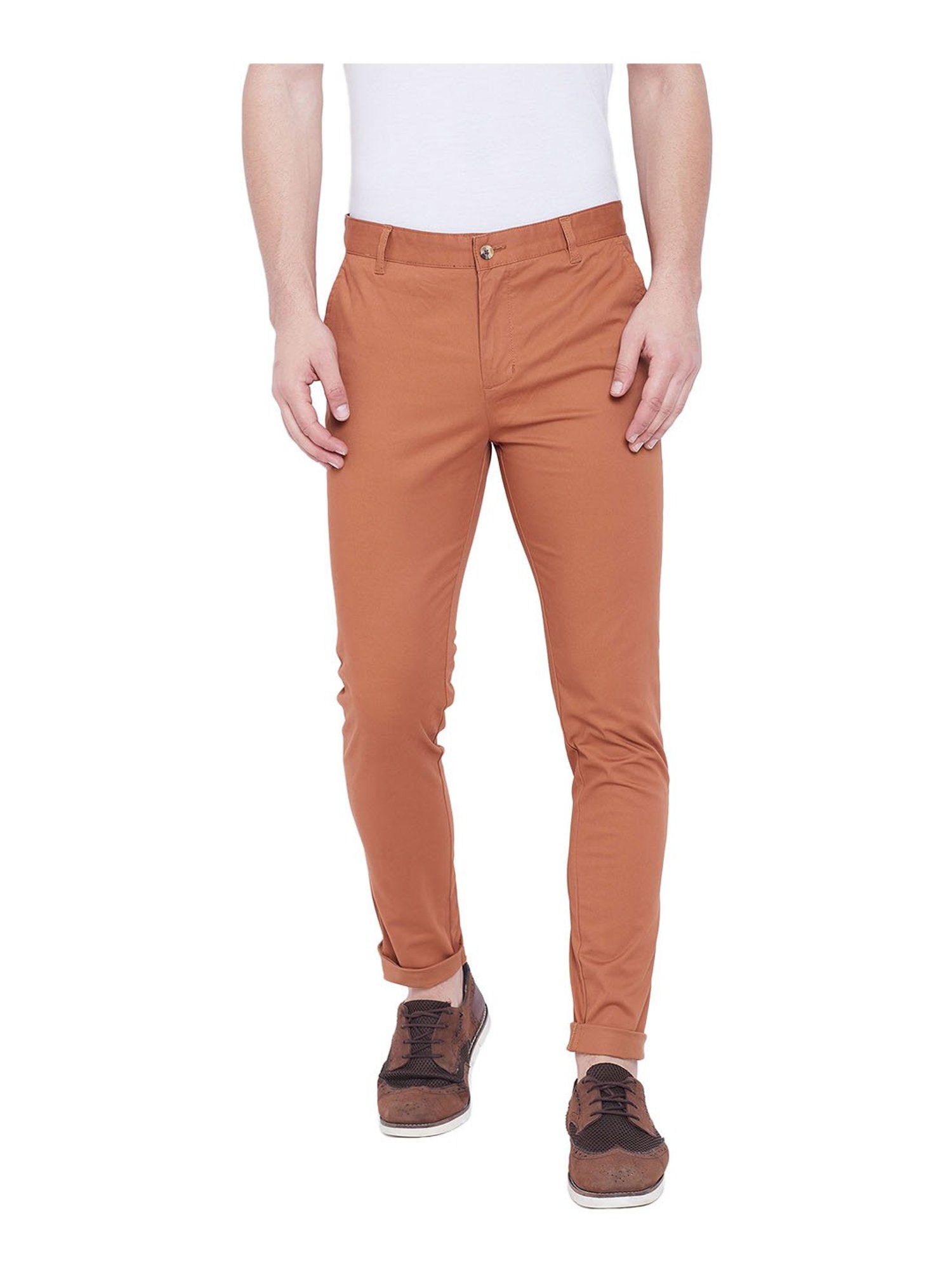 Grey Slim Fit Flat Front Trousers  Buy Grey Slim Fit Flat Front Trousers  online in India