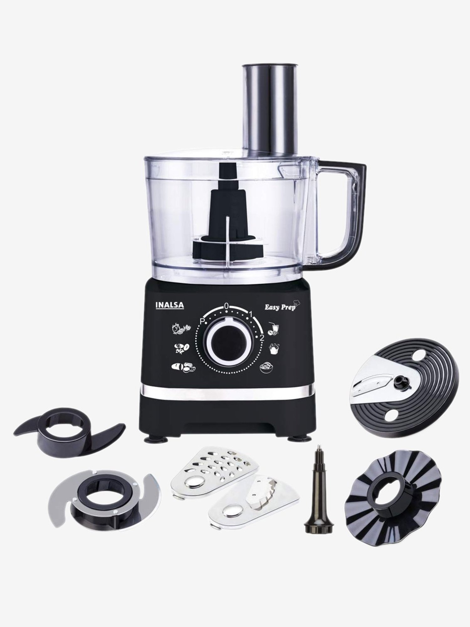 Inalsa Easy Prep 800W 1 Jar Food Processor (Black)InalsaElectronics