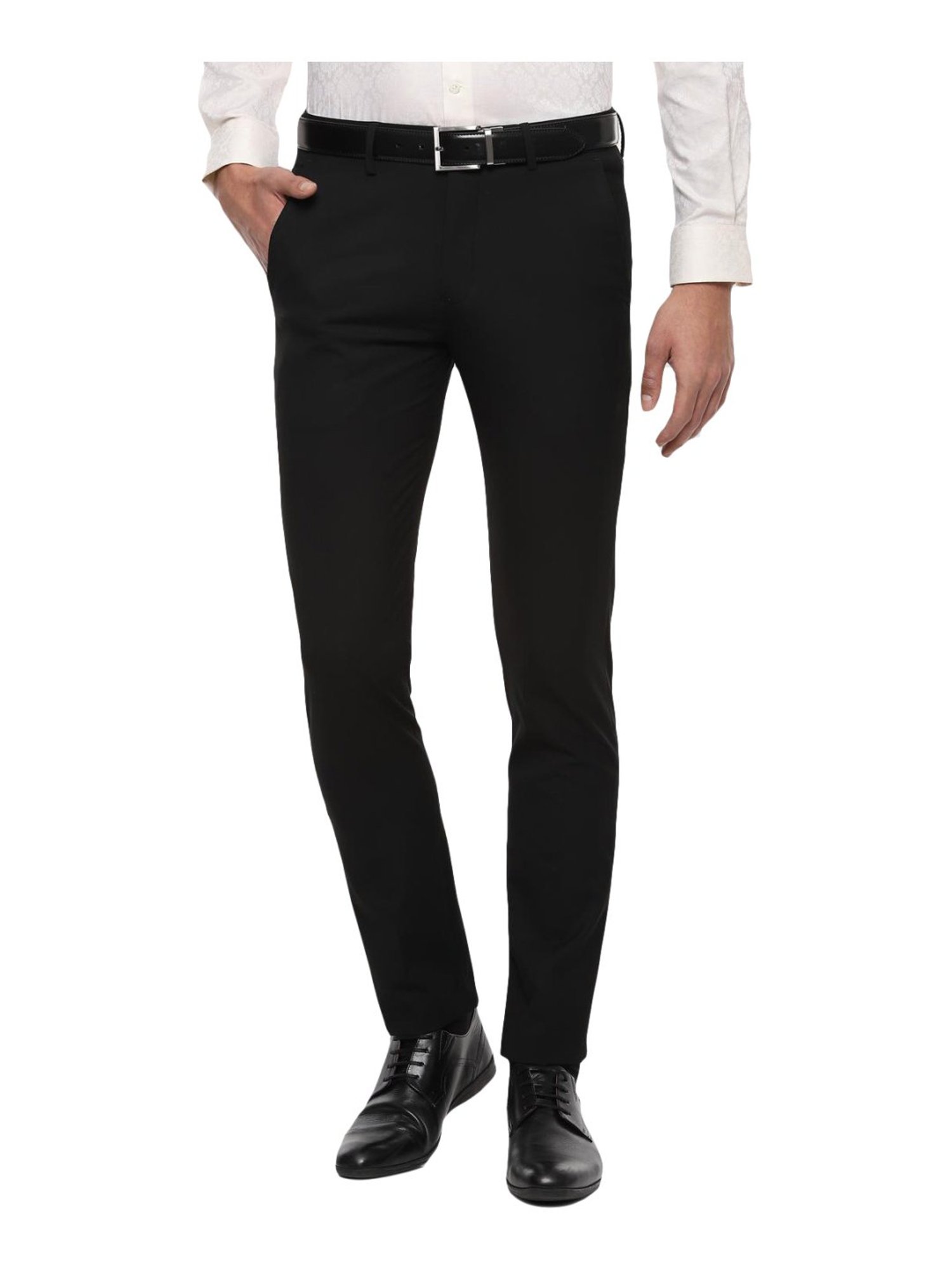 Buy Louis Philippe Black Trousers Online  793943  Louis Philippe