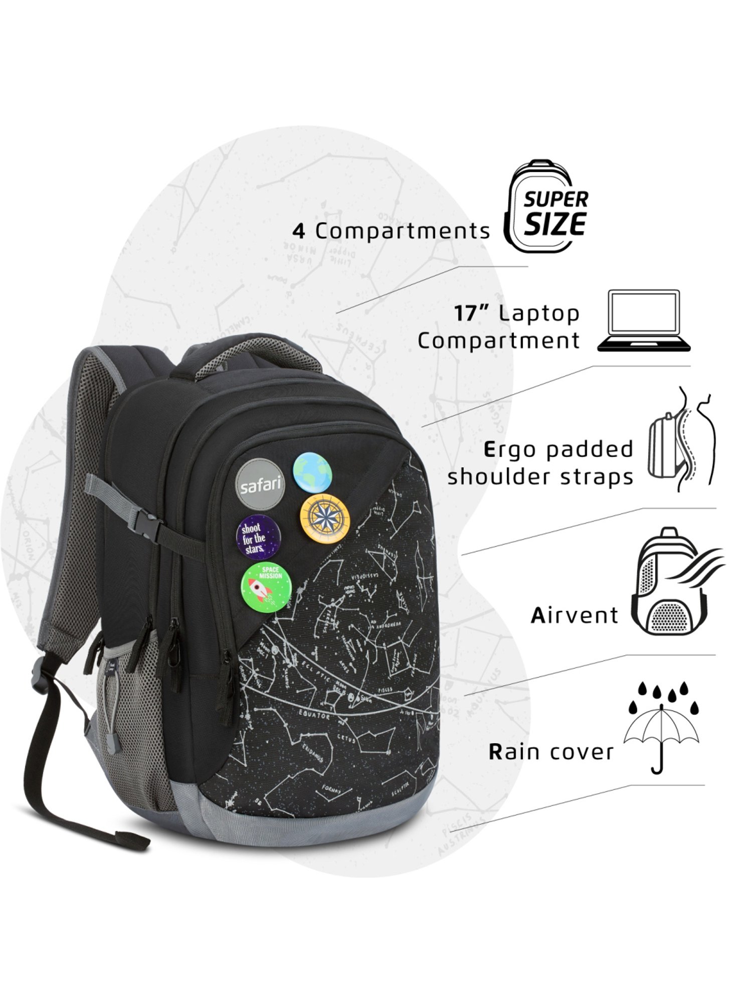 Safari nirvana outlet backpack