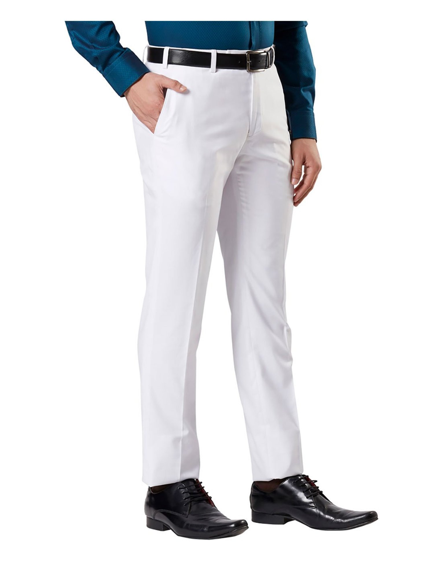 Buy Raymond Brown Slim Fit Checks Trousers for Mens Online @ Tata CLiQ