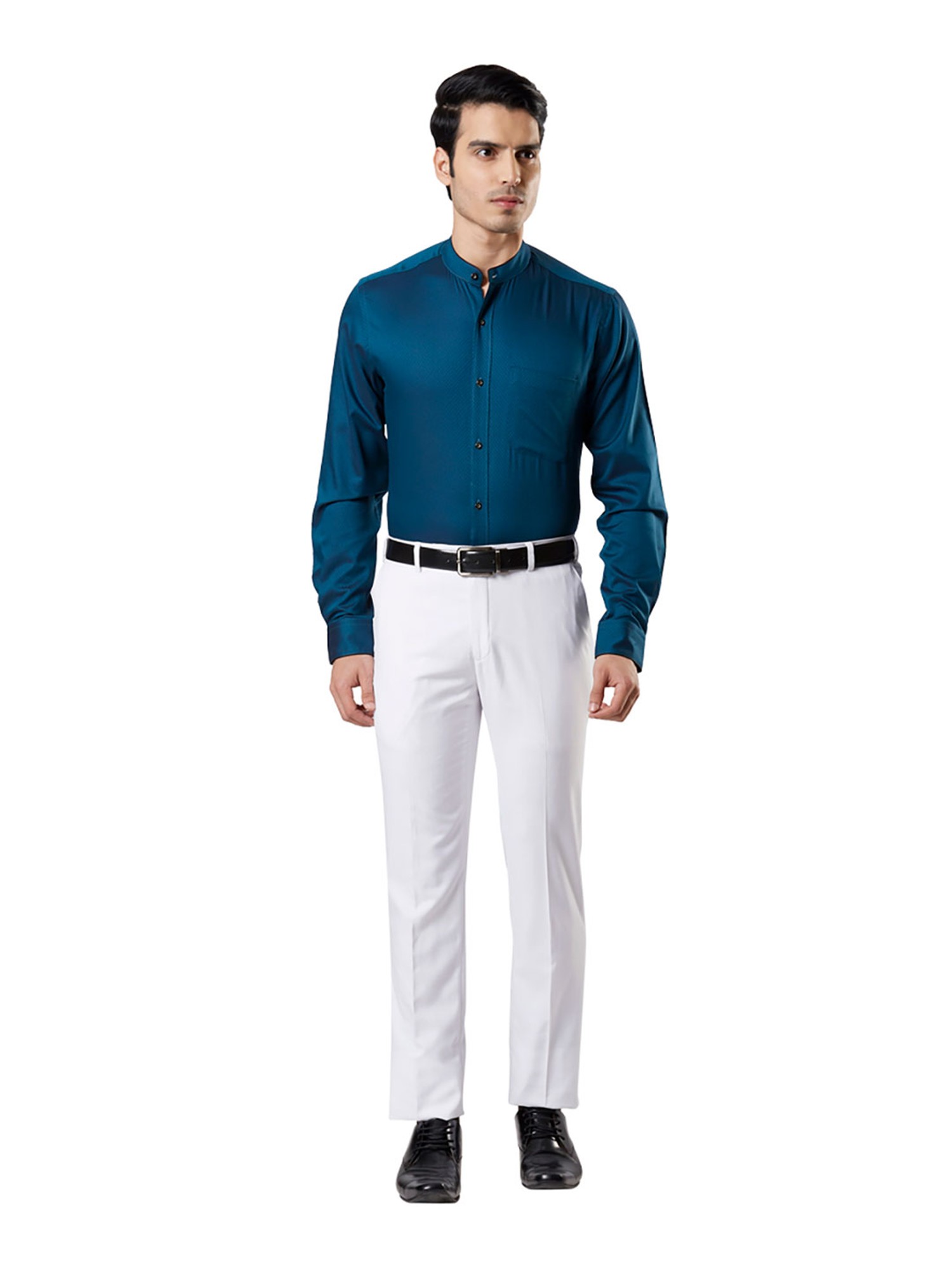 Polyester Comfort Fit White Best Comfortable Fabric Formal MenS Cotton  Trousers at Best Price in Imphal  Nikhil Store
