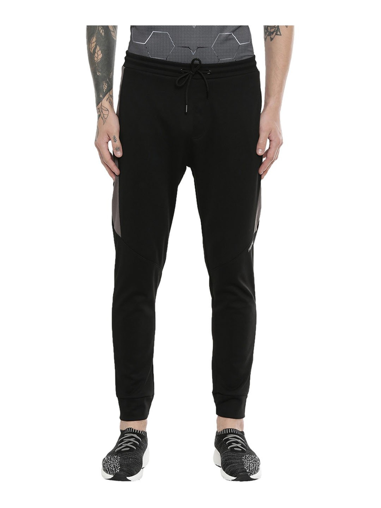 Get Solid Black Track Pants at  1359  LBB Shop