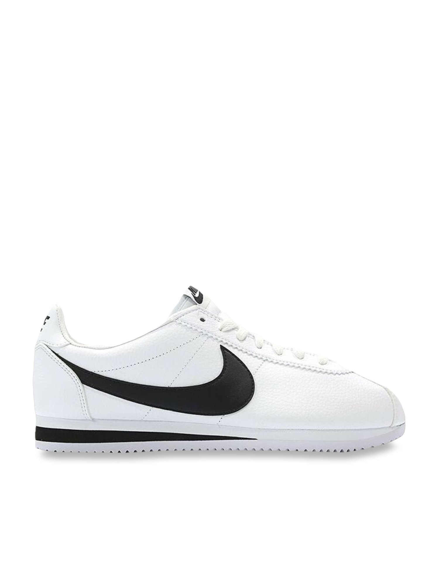 nike cortez plain white