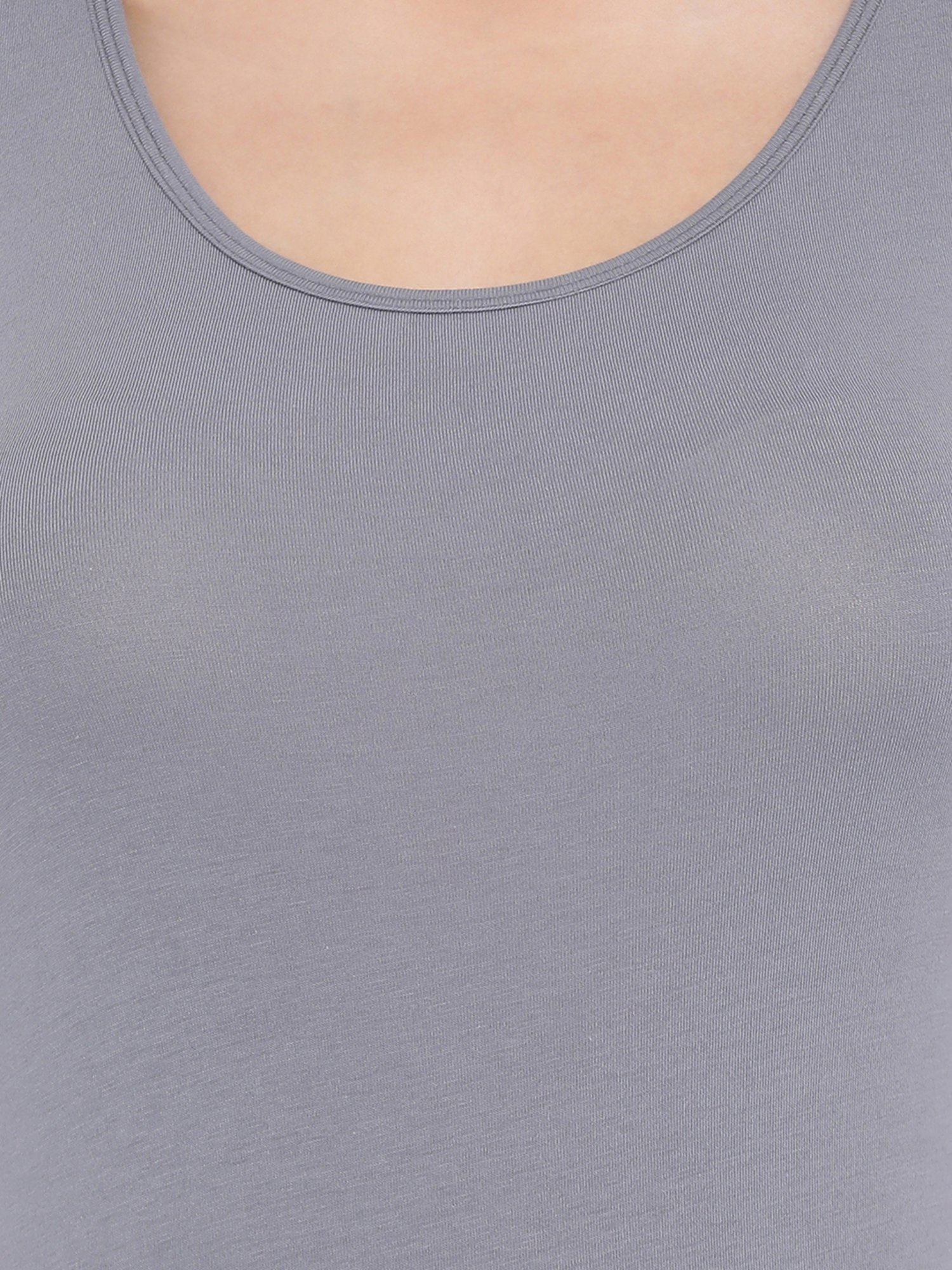 Grey Cotton Cami Top