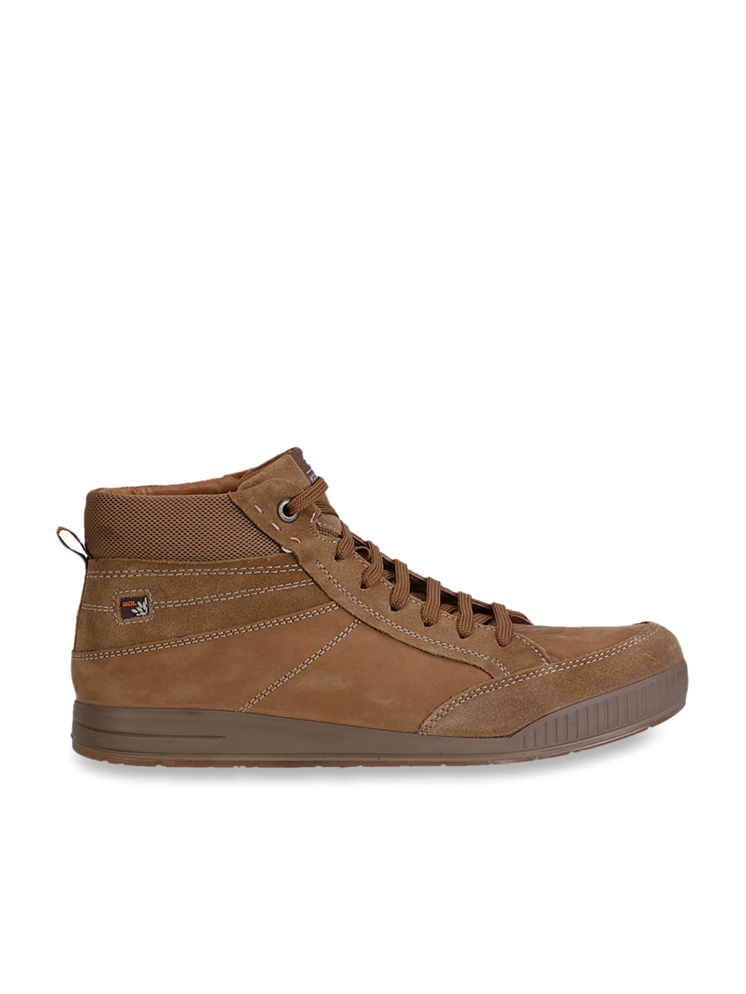 Buy Woodland Camel Ankle High Sneakers 