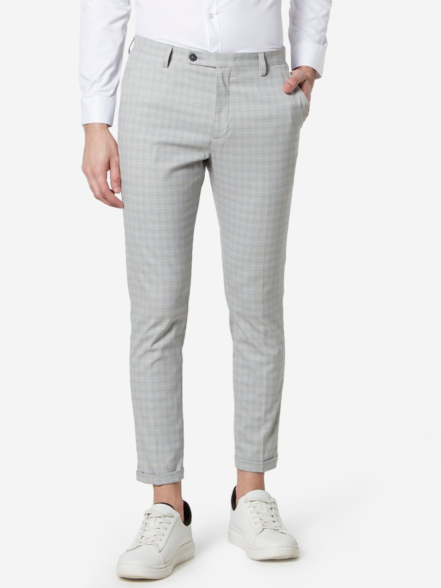 Buy Van Heusen Grey Trousers Online  812035  Van Heusen
